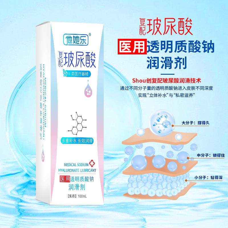 復配玻尿酸潤滑劑-他她樂醫(yī)用玻尿酸潤滑劑