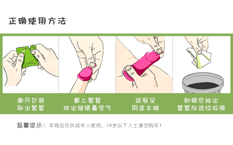 tatale避孕套卡通系列超薄潤(rùn)滑裝(圖9)